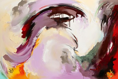 Lot 253 - Miriam VLEUGELS - Abstracte compositie