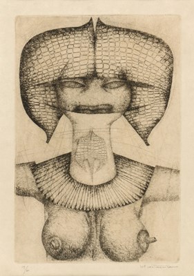 Lot 375 - Jef van TUERENHOUT (1926-2006) - Surrealistische vrouwenfiguur