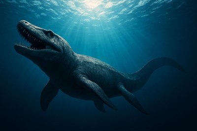Lot 1 - Mosasaurus Skeleton