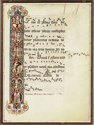 Lot 287 - Facsimile - Graduale van St. Katharinenthal. 2 Fascimilebladen 1983
