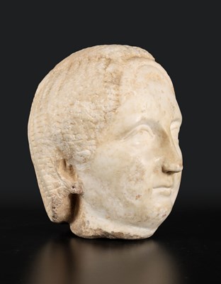 Lot 677 - Roman Marble Head