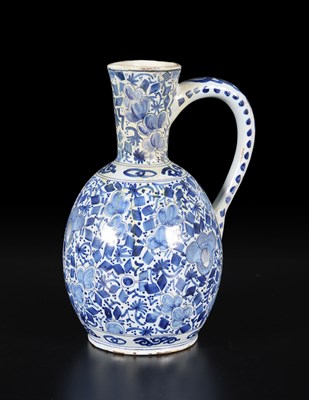 Lot 287 - Blauw-wit Delftse kan