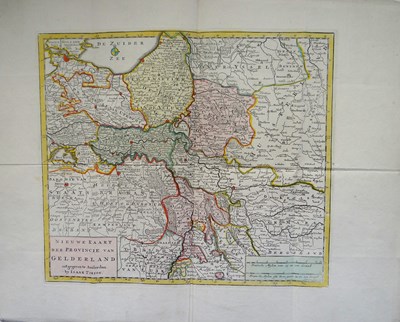 Lot 115 - Cartografie - Isaak Tirion (1705-1765) - Gelderland 1740