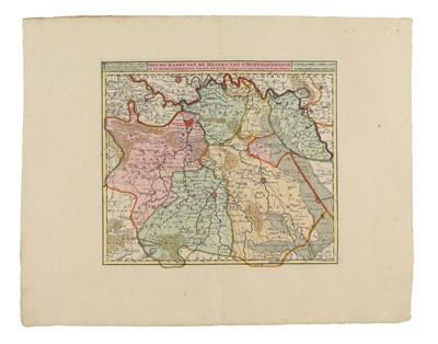 Lot 186 - Cartografie - Isaak Tirion (1705-1765) -Brabant 1753
