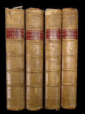 Lot 259 - John Campbell (ca. 1708 – 1775) – Lives of the British Admirals 1779