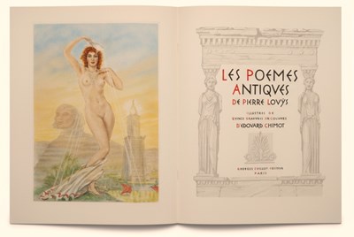 Lot 196 - Pierre Louÿs – Poèmes Antiques 1949