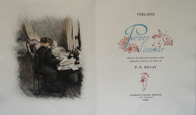 Lot 194 - Paul Verlaine. Poemes D’Amour.1948