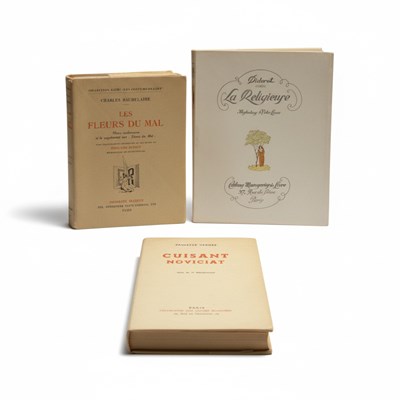 Lot 237 - Baudelaire, Charles. Les Fleurs Du Mal. (Bewerkt door Ad. Van Bever) 1936 en 2 andere