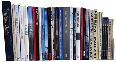 Lot 75 - Kunst monografieën. Lot met 32 diverse boeken en publicaties.