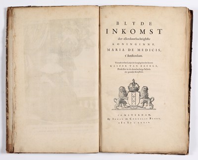 Lot 251 - Gebroeders Blaeu - Blyde Inkomst der allerdoorlugtighste Koninginne Maria de Medicis te Amsterdam