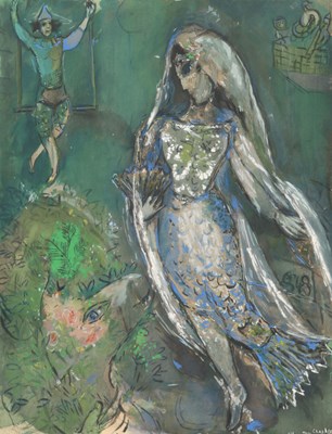 Lot 102 - Marc Chagall (1887–1985 - La Sirene ca 1950