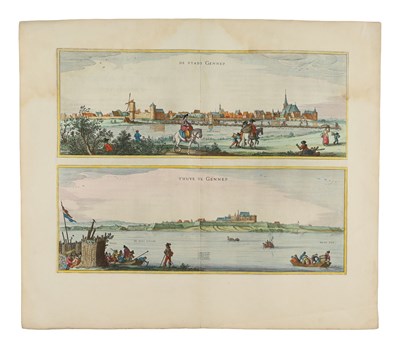Lot 178 - Joan Blaeu –De Stadt Gennep / T’Huis te Gennep 1649