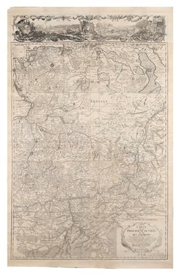 Lot 140 - Everards Kints - Carte de la principauté de Liège et de ses environs - 1750