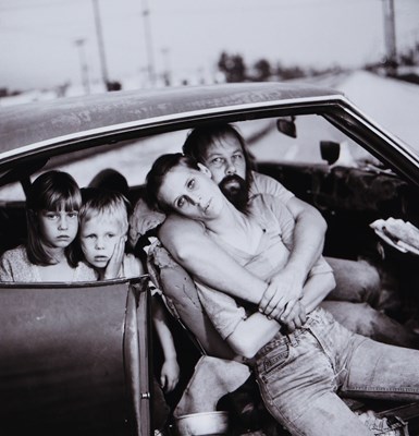 Lot 67 - Mary Ellen MARK (1940-2015) - Homeless Damm Family in Their Car, Los Angeles, Ca. (1987)