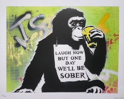 Lot 3 - BANKSY HATES ME (American Artist, 20th Century)