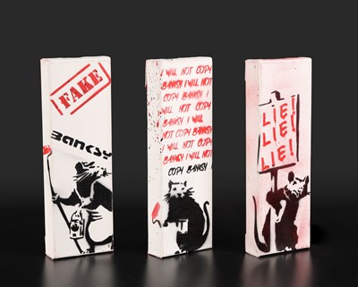 Lot 9 - BANKSY HATES ME (American Artist, 20th Century)