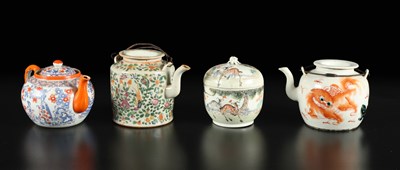 Lot 519 - Four Chinese Teapots