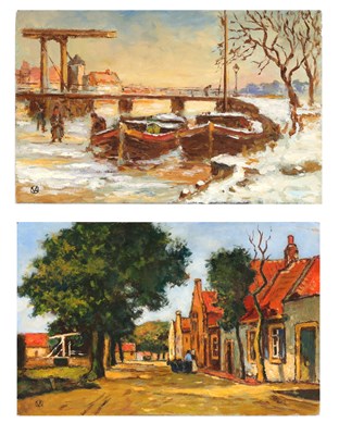 Lot 305 - Twee dorps- en riviergezichten
