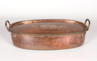 Lot 356 - Grote Roodkoperen braadslede