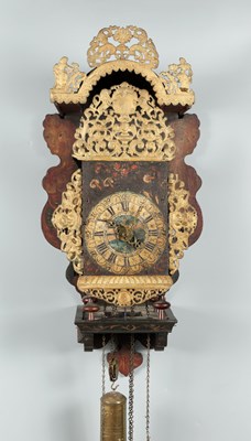 Lot 381 - 18e-eeuwse Friese stoelklok