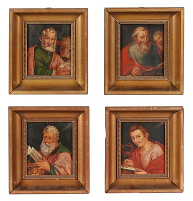 Lot 86 - De vier evangelisten Mattheüs, Marcus, Lucas en Johannes.