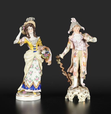 Lot 583 - Paar porseleinen figuurtjes