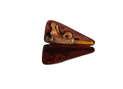 Lot 64 - Meerschuim pijp met een zeemeermin