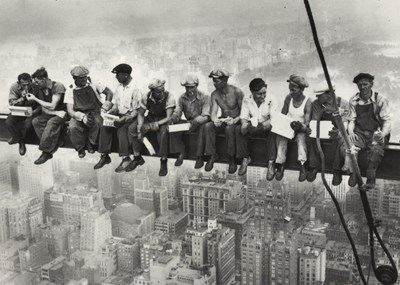Lot 10 - Charles Clyde EBBETS (1905-1978) - Lunchtime Atop a Skyscraper, New York, 1932