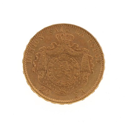 Lot 26 - Gouden 20 Frank 1882, Leopold II