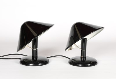 Lot 87 - Paar vintage design tafellampen, Reggiani Goffredo