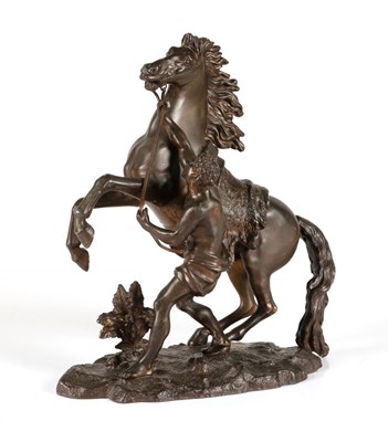 Lot 60 - Jongeling met steigerd paard
