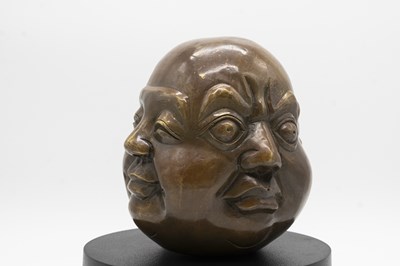 Lot 206 - Bronzen Sculptuur Boedha "Vara Brahma"