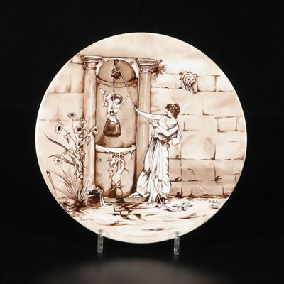 Lot 274 - Schotel met voorstelling van ‘Surprise’, Société Céramique