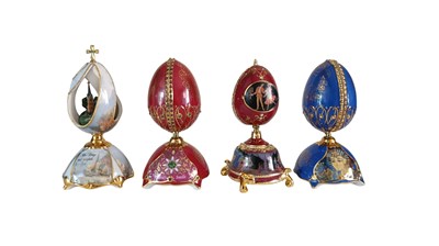 Lot 214 - The Bradford Exchange – Lot van 4 porseleinen muziekdozen