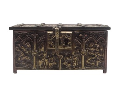 Lot 224 - Neogotisch sierkistje met religieuze voorstellingen