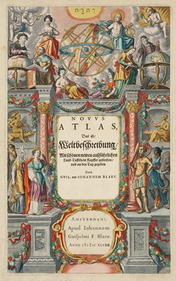Lot 30 - W. & J. Blaeu – Novus Atlas, German edition, Amsterdam 1647
