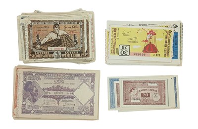 Lot 233 - Lot met Vintage Belgische Loterijbriefjes