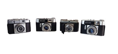 Lot 257 - Lot met 3 Vintage Zeiss Ikon Camera's en 1 Kodak