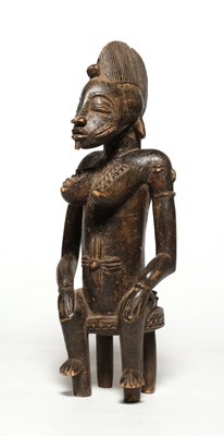 Lot 741 - Sitting female Senufo figure