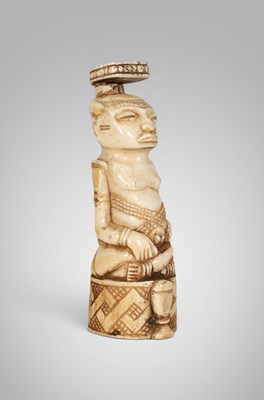 Lot 40 - Bakuba Ndop king's figure.
