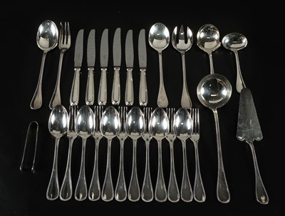 Lot 579 - French silver-plated cutlery Christofle ( 57 pieces)