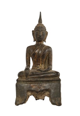 Lot 548 - Thai bronze buddha, ca 17th century