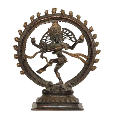 Lot 555 - Bronze figure of Shiva Nataraja
