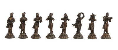 Lot 562 - 8 Miniature Indian Bronzes