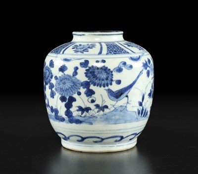 Lot 501 - Chinese blue and white porcelain jar, Ming dynasty