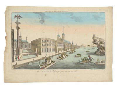 Lot 93 - Optical views – Mexico Ca 1770