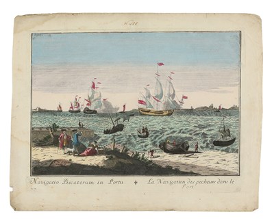 Lot 99 - Optical views – Ships Ca 1770