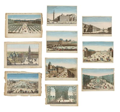 Lot 105 - Optica - Lot with 10 different optic prints (mainly France)