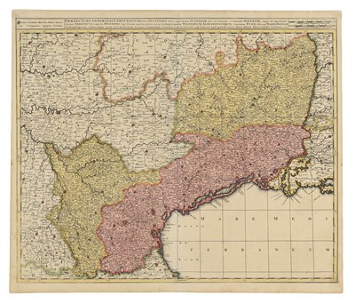 Lot 115 - Cartography - "Praefectura Generalis Languedociae olim Occitania (...)"