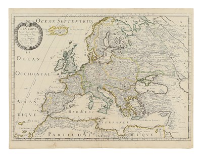 Lot 120 - Cartography - "L'Europe par le sr Sanson d'Abbeville Geographe du Roy"